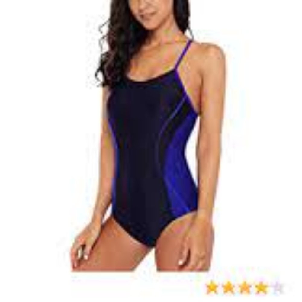 Fashion World Long Torso Competition Swimsuit